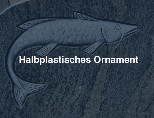 Home halbplastisches ornament